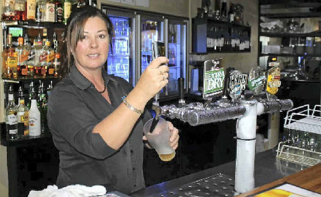What the patrons want the patrons get and despite Dry July, Horse and Jockey bar manager Lenore Webster will continue to pour the beers. What the patrons want the patrons get and despite Dry July, Horse and Jockey bar manager Lenore Webster will continue to pour the beers.